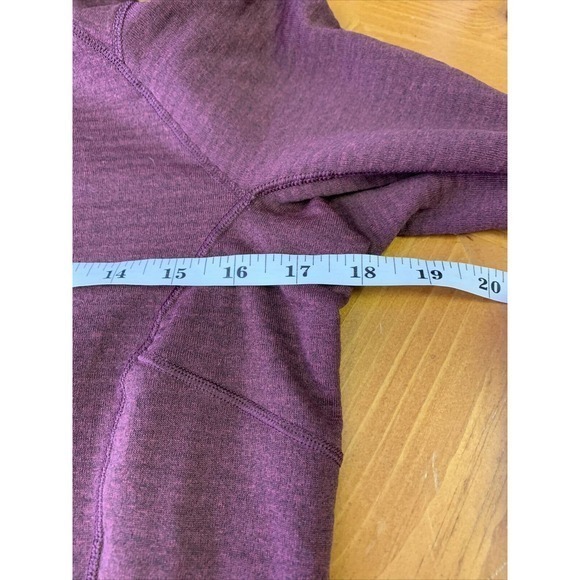 PATAGONIA Capilene 1/4 Zip Womens Burgundy Performance Base Layer Shirt Top Sz M - Picture 4 of 5
